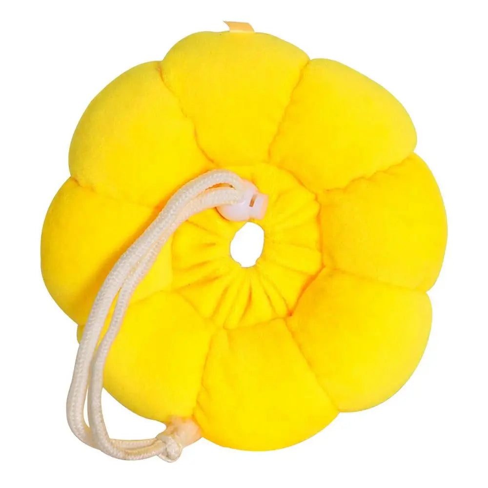 Elizabethan Collar For Cats Adjustable Cotton Sunflower Shape Collar Protective Collar For Small Cats & Dogs Cute Breathable Eli