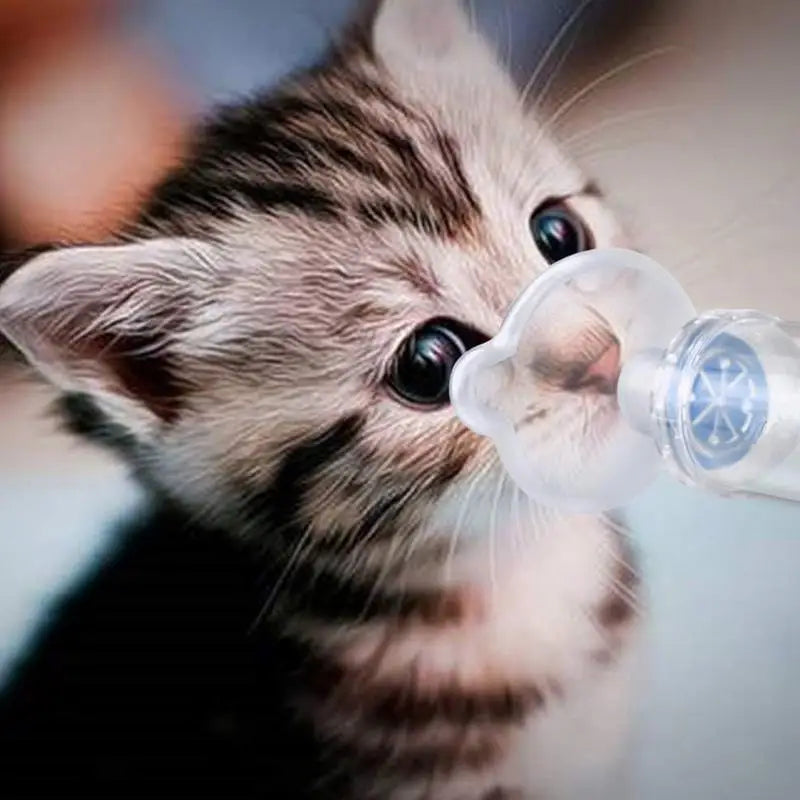 Aerosol Inhaler Spacer Chamber Manual Cats Dogs Nebulizer Nebulizer Mask for Dog Cat Animals And Human Adult Child