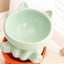 Cat Bowl Ceramic High Foot Diagonal Mouth Neck Protection Cat Food Bowl Large Diameter Drinking Bowl Anti Overturning Cat Food B