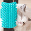 Cat Self Groomer High Elasticity Self Cleaning Tickling Comb Pet Brush Pet Hair Cleaner Brush With Round-Head Comb Teeth For