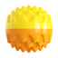 Pet toy ball chews, cleans teeth, is resistant to biting, cat toy chews, emits sound, elastic dog toy ball