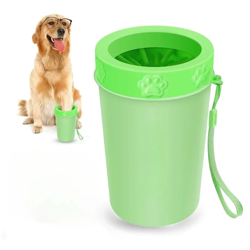 Pillar Shaped Pet Claws Cleaner Soft Silicone Foot Cleaning Cup Portable Cat And Dog Clean Brush Household Practical Product