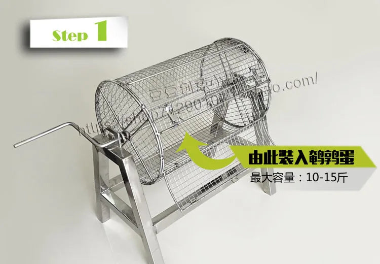 Quail egg sheller is specially equipped with shell crusher, manual shell crusher and small quail egg shell crusher.