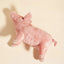 A cute pig design pet teeth grinding plush toy, bite resistant interactive dog toy supply