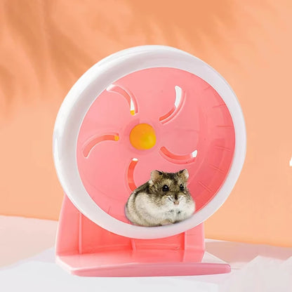 Smooth Hamster Wheel Silent Small Pet Exercise Wheel Plastic Running Toy for Hamster Cage Small Pet Sports Wheel Pet Accessories