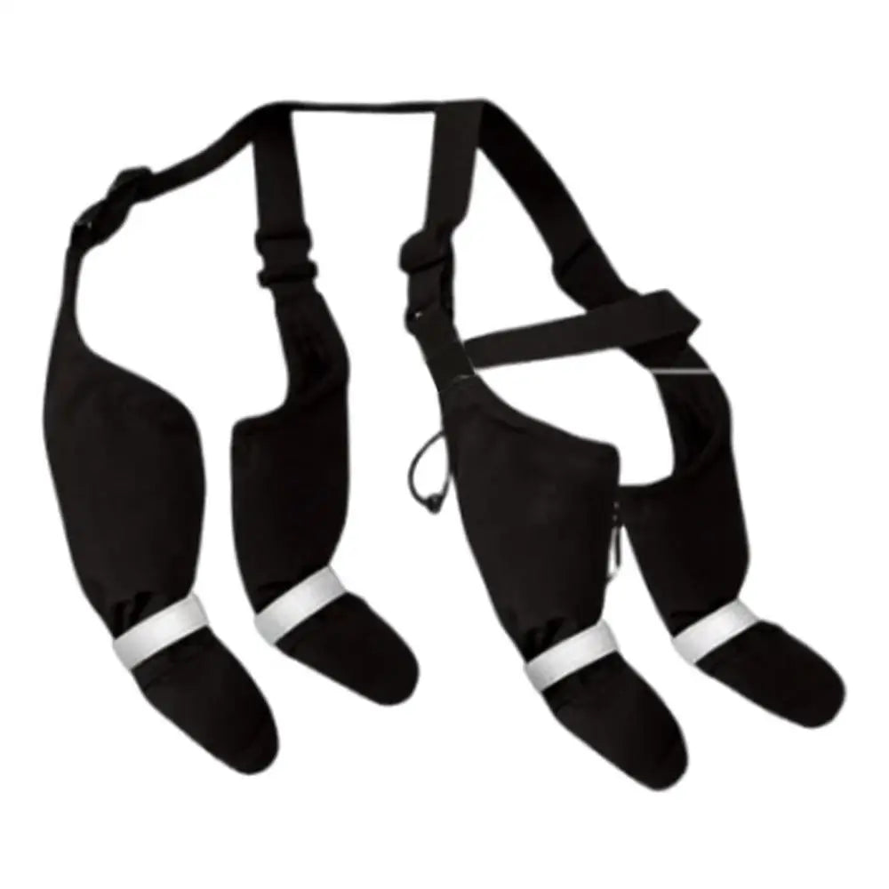 Reflective Dog Boots Shoes For Dogs Non-slip Pets Paws Protector Adjustable Walking Shoes Suspender Boots Outdoor Pet Sneakers