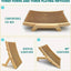 Cat Toys Wooden Cat Scraper Scratching Bed Detachable Grinding Claw 3 In 1 Cat Scratch Board Training Grinding Claw for Cats