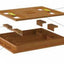Benefitbee 10 frames size hive box three layers plastic Langstroth thermo beehive