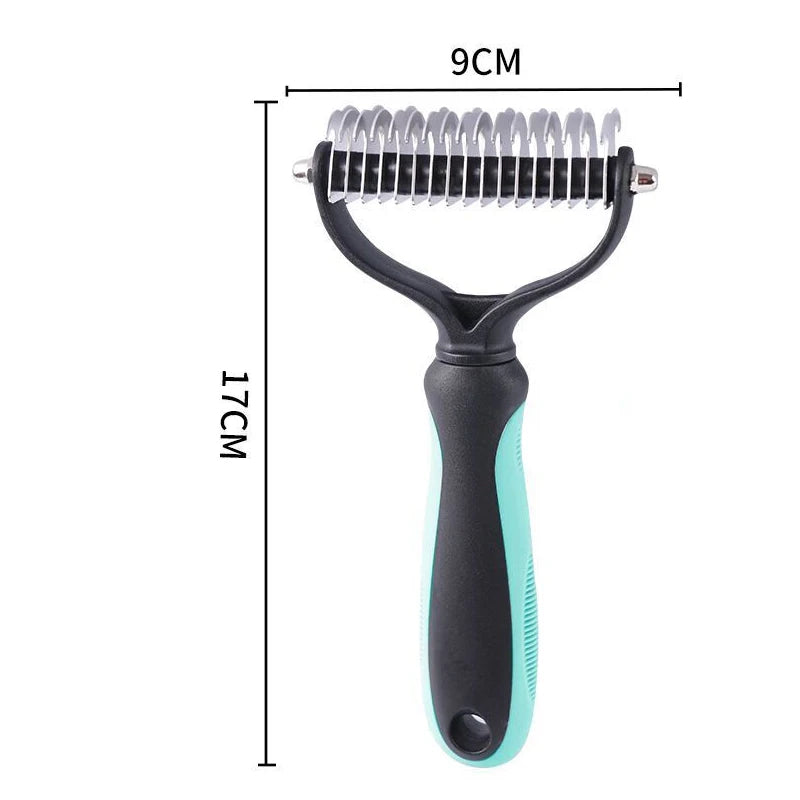 Animal Hair Brush Dog Grooming Brush Pet Hair Remover for Matted Long and Short Curly Haired Cats Pet Supplies Dog Accessories