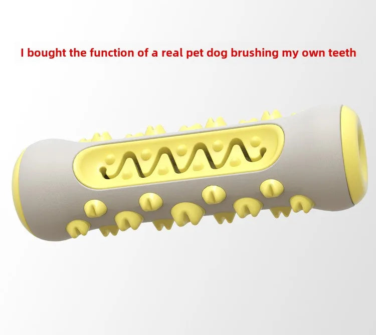 Pet Supplies Wholesale Amazon New Product Dog Toys Molar Stick Resistant to Chewing Teeth Cleaning Dog Toothbrush Feeder