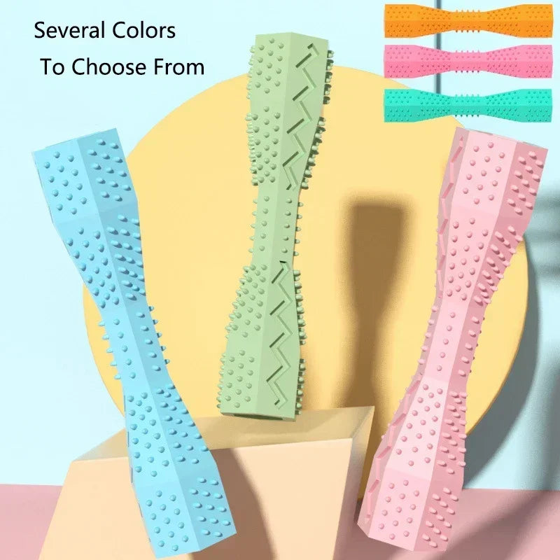 Silicone Molar Tooth Pet Toys Dog Bite Resistant Molars Training for Cats Dogs Slow Feeding Teeth Cleaning Toys Pets accessories