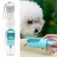 Cats Outdoor Drinking Cups Outing Dog Drinker Bottle Multifunction Dog Dry Food Water Dispenser For Walking Camping Home