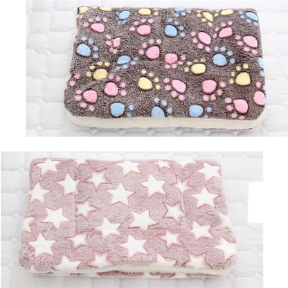 Soft Flannel Pet Mat dog Bed Winter Thicken Warm Cat Dog Blanket puppy Sleeping Cover Towel cushion for small Medium large dogs