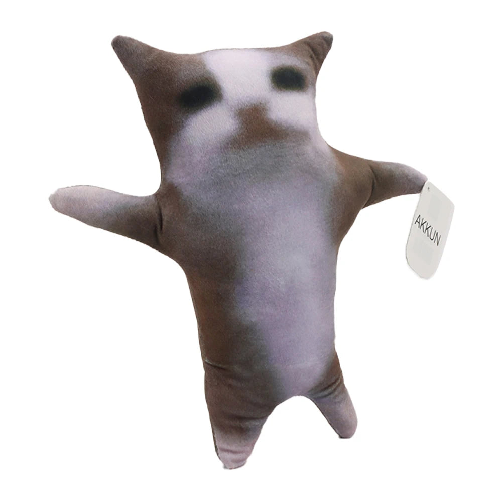 AKKUN Happy Cat Plush Stuffed Animal Cat With Sound Cute Cat Plush Interactive Cat Plush Stuffed Animal Happy Cat Kids Toys
