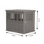 High Quality Factory Price Outdoor Waterproof Plastic Dog Kennel for Dogs Plastic Pet Large House