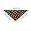 Dog Scarf Pet Costume Saliva Towel Adjustable Pumpkin Dog Scarf Triangle Pet Scarf Skull Washable For Boy Girl Toy