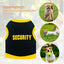 Cotton Dog Shirt for Small Dogs, Boy Summer Clothes, Security Dog Shirt, Male Pet Outfits, Cat Clothing