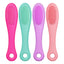 Cat Chin Brush Soft Chin Scrubber Soft Silicone Grooming Chin Scrubber Non-Slip Multifunctional Finger Pet Supplies