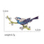 Enamel Bird Brooches for Women Rhinestone Sparrow Pins Magpie Badge Office Party Friend Gifts Accessories