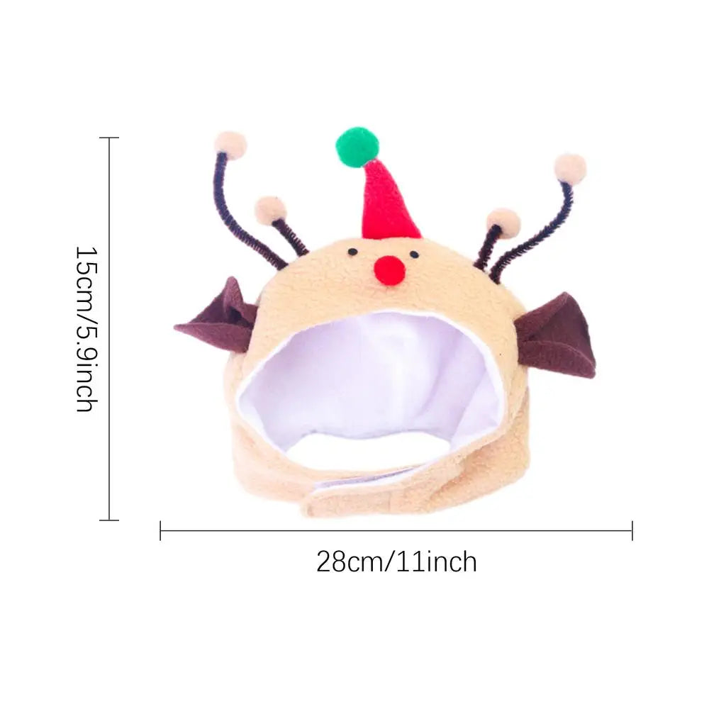 Dog Christmas Hat Cats Christmas Costume Breathable And Soft Christmas Dog Hat Costume For Small To Medium Pets Dogs Cats