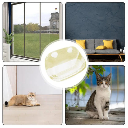 Suction Cup Cat Bed Window Indoor Cat Perch Seat Hammock Suction Cup Design Cat Shelves For Marble Smooth Glass And Sheet Metal