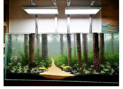 WEEK AQUA A430 Pro Full Spectrum Aquarium Led Light Fish Tank Aquatic Plants Light with APP Bluetooth Controller and Shade Plate