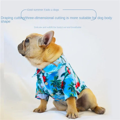 Fashion Pet Clothes Cute Fruit Pattern Dress T-shirt Summer Shirt Puppy Print Vest Outfit Apparel Small Medium Dog Clothes