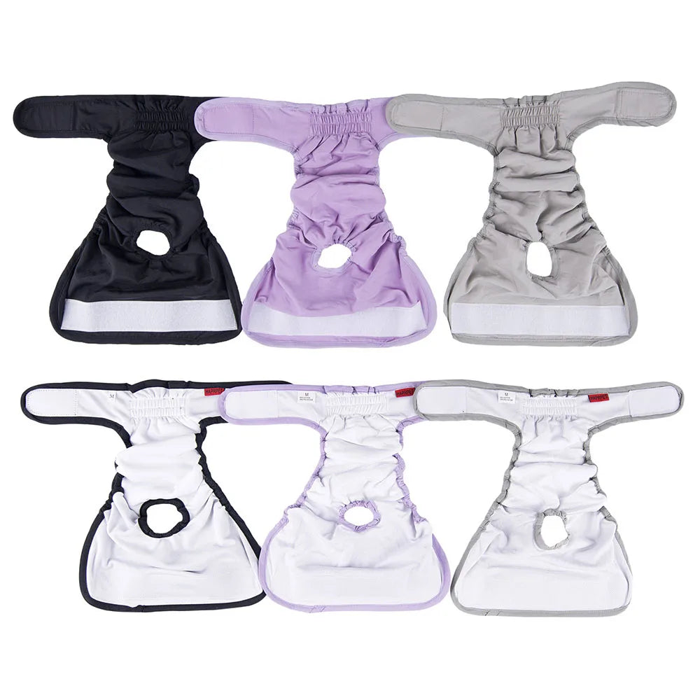 Female Dog Diapers Washable Pet Underwear for Girl Puppies Large Dogs Panties Sanitary Physiological Pants for Dogs Pet Supplies