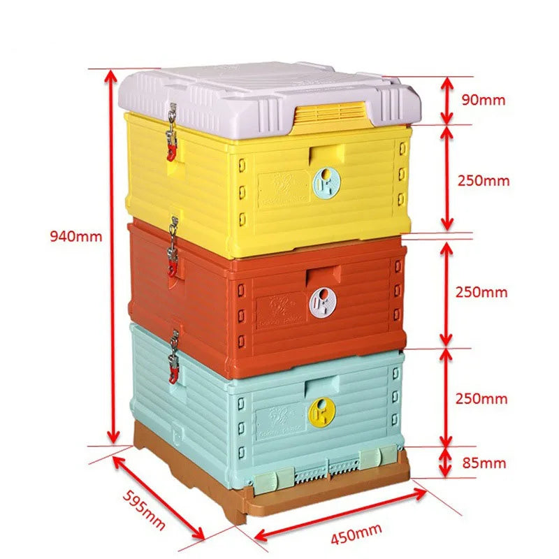 Functional plastic beehive Lang style beehive in bee bee hive