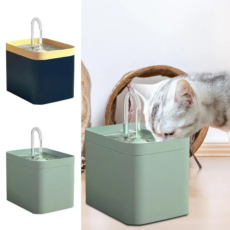 Pet Fountain Automatic Cat Water Dispenser 1.5L Drinking Water Dispenser Cat Water Bowl Pet Water Fountain With Filter For pets