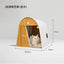 Iron Kennel Cat Litter Solid Wood Internet Celebrity Cat Villa Pet Wooden House Dog House Cat