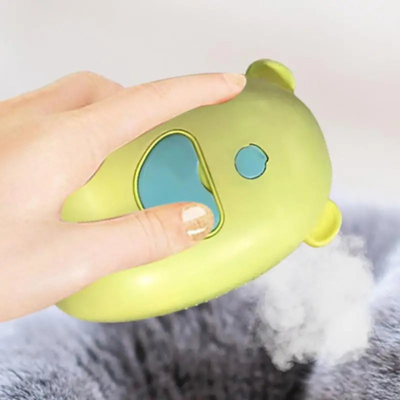 Electric Steamy Kitten Brush Cats Steamy Vapor Massage Cat Steam Brush Cleaning Steam Brush for Cats Dogs Rabbit Pets
