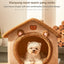 The kennel is universal in all seasons, the house type is small, the dog can be dismantled and washed, the dog house cat litter