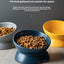 Ceramic bowl, cat bowl, dog bowl, pet bowl, slanted mouth, high foot protection, cervical spine, dog, cat, food bowl, pet suppli