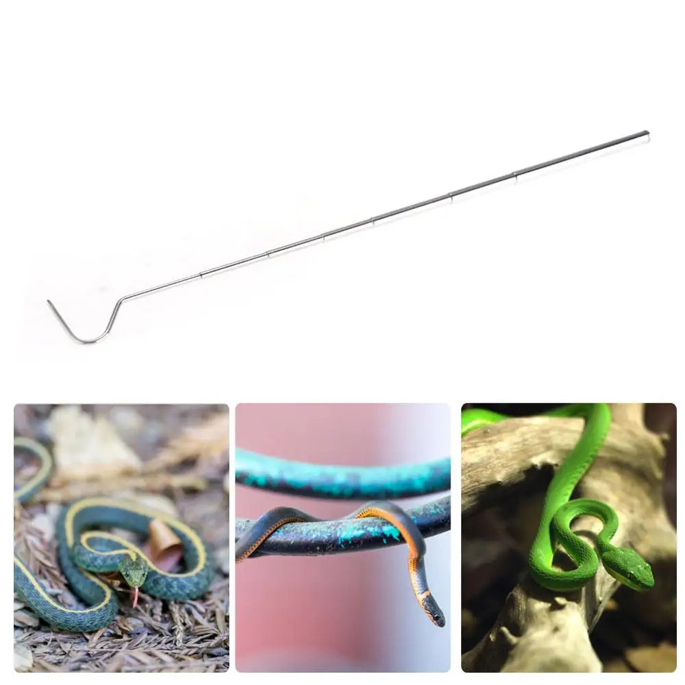 Small Snake Hook Professional Snake Pole Reptile Hook Length 6.30-26.78in Maintain A Safer Distance For Catching Controlling