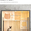 Amazon New Arrive Luxury Wood Cat Villa Bed Wooden Pet Cage Cat Showcase Cattery Cat House For Amazon