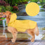 Pet Dog Rainwear Raincoat Dogs Pet Hooded Waterproof Jacket Clothes Rain Poncho  Pet Clothes Jumpsuit Water Resistant Clothes