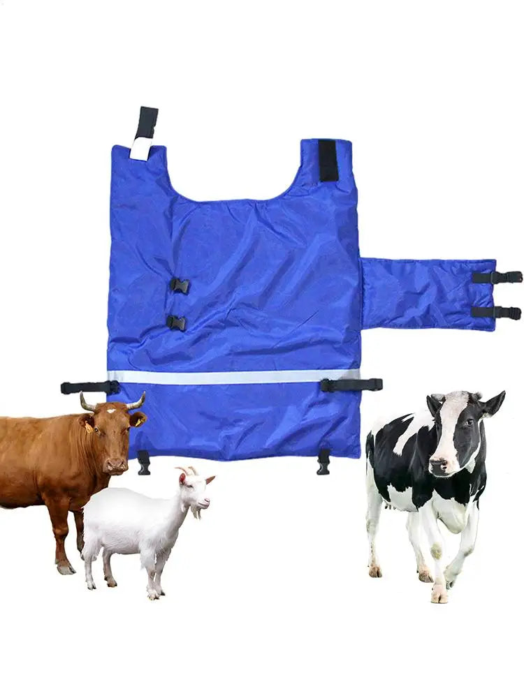 Calf Blanket Blue Waterproof Livestock Protector Blanket Oxford Fabric Thickened Calf Coat Calf Warmer Soft Protector Jacket