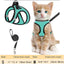 Cat Harness and Leash for Walking Escape Proof, Adjustable Kitten Vest Harness Reflective Soft Mesh Puppy Harness for Outdoor, C