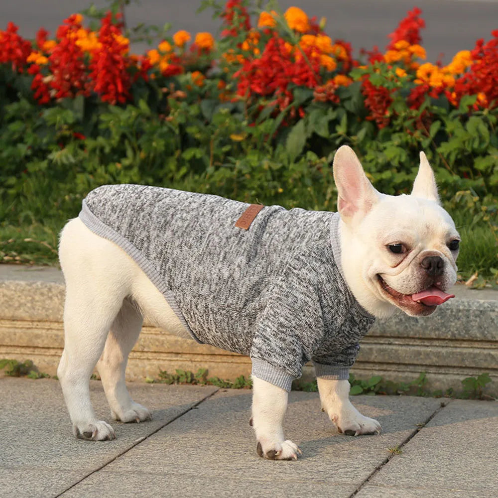 Pet Dog Clothes Knitwear Dog Sweater Soft Thickening Warm Pup Dogs Shirt Winter Puppy Sweater for Dogs Casual Pet Cat Clothing