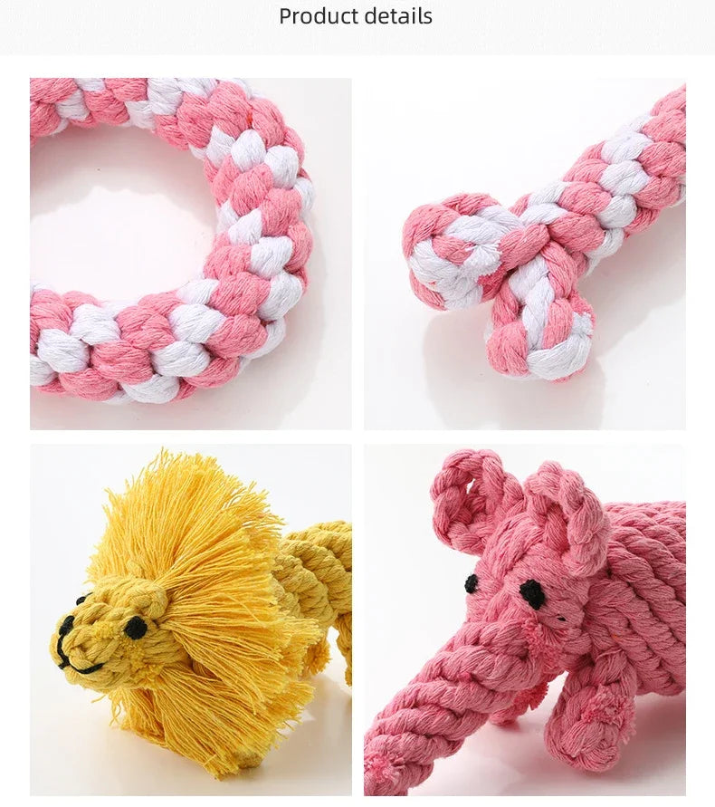 Handmade cotton rope carrot shaped puppy toy puppy chew  size dog pet Teeth cleaning toy outdoor fun training toy