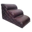 Pet Steps Dog Stairs Puppy Ladders Dog Furniture Non-Slip 3 Steps Dog Stairs Soft Leather Cover Bed Stairs Pet Cats Bed Steps