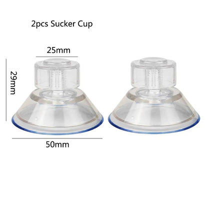 1Pcs Fish Feeding Aquarium Feeding Ring Fish Tank Station Floating Food Tray Feeder Aquarium Accessory with Strong Suction Cups