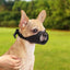 Dog Muzzle Short Snout Air Mesh Breathable Muzzle for Small Medium Dogs Adjustable Muzzle for Dogs Soft Grooming Muzzle Dog