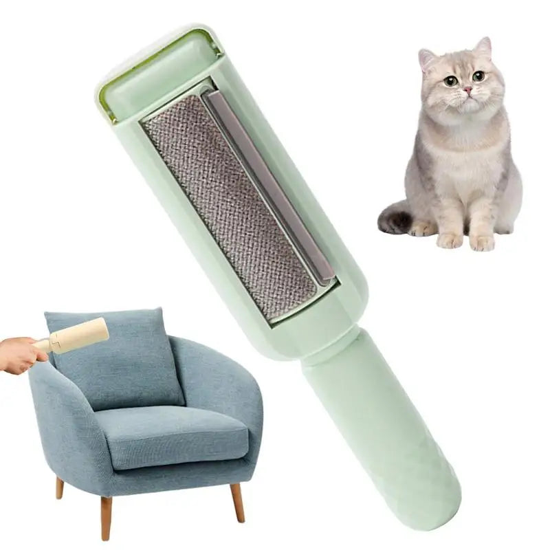 Cat Rollers for Pet Hair Cat Hair Roller with Non-slip Handle Pet Hair Removal Tool Portable Lint Rollers for Couch Car Seat