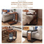 End Table C Shape Small Side Table For Living Room Double Layer Movable Side Table For Sofas Living Rooms Bedside Areas Small