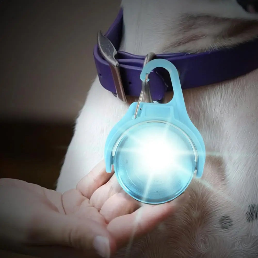 Dog Walking Light 4 Modes Color Changing Dog Lights Light Up Dog Collars LED Dog Light Pet Collars For Night Walking LED Light