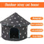 Cat House Dog Nest Waterproof Outdoor Winter Warm Pet Cave Insulated Outside Cat House Home Foldable and Washable Pet House