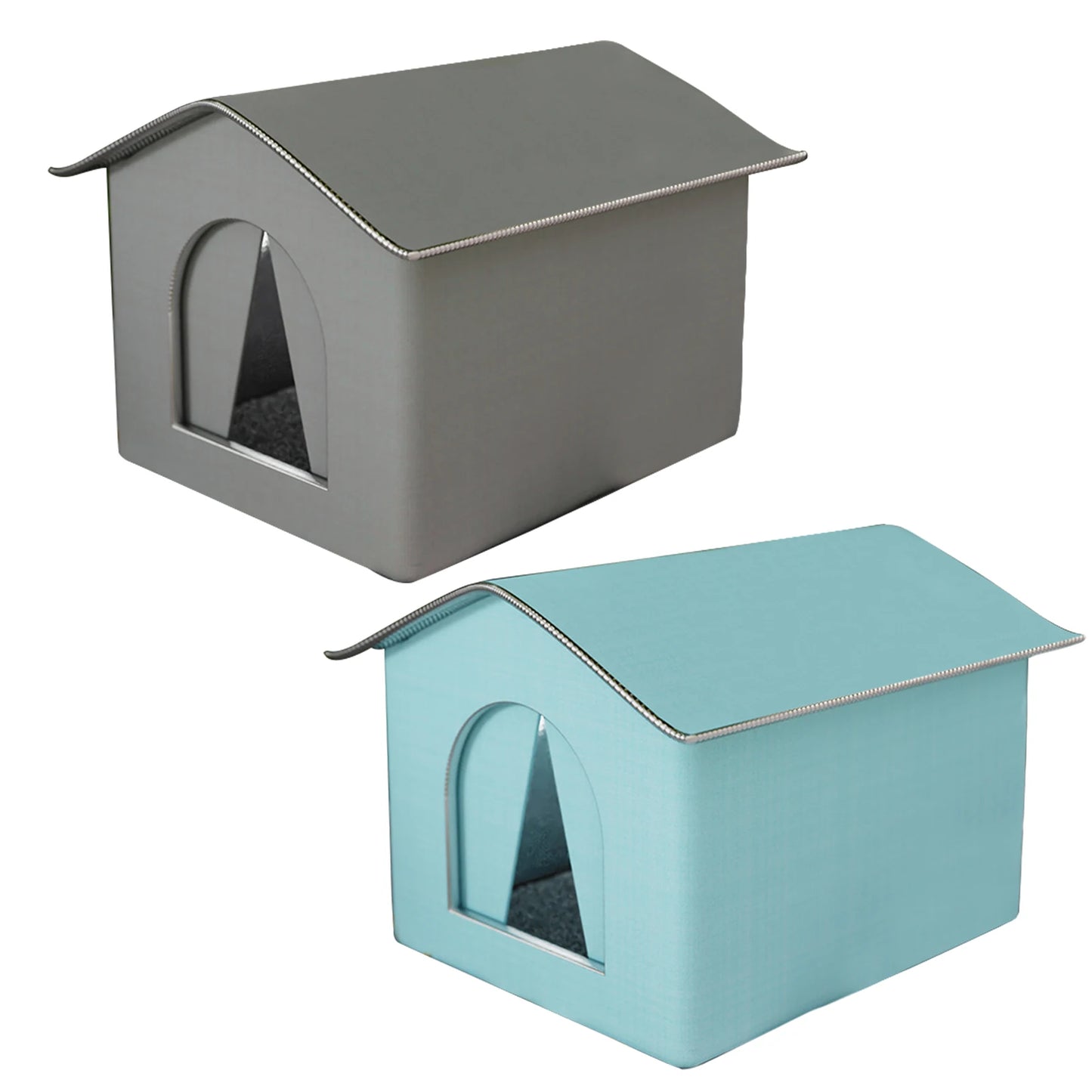 Outdoor Cat House Foldable Warm Pet Cave For Winter Waterproof Rainproof Kitten Cave Pet Tent Bunny Bed For Feral Cat Puppy