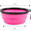 Hot Selling Camping Travel Portable Folding Dog Pet Food Water Bowl